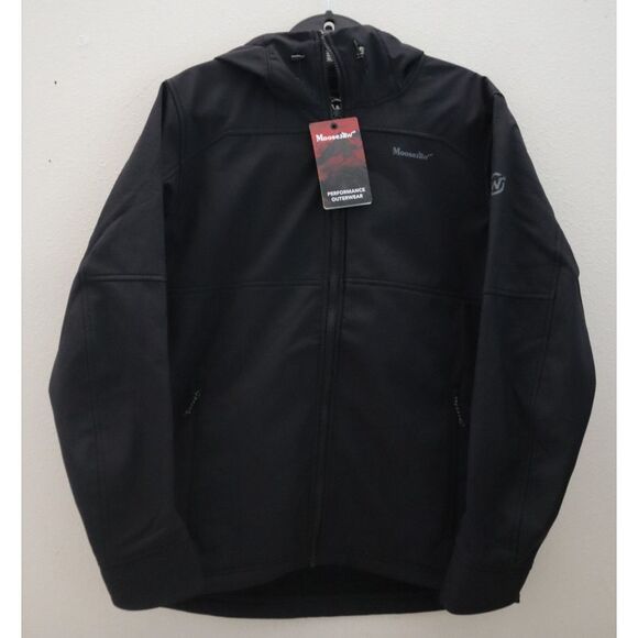 Moosejaw 7725968 Men's Sz Small Black Hooded Softshell Jacket - Picture 1 of 14